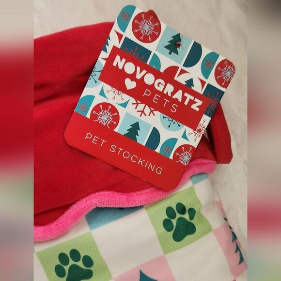 Festive Paw Print Stocking New! - Picture 3 of 5